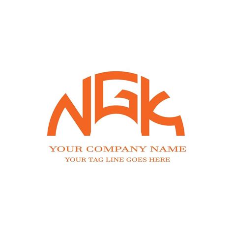 NGK letter logo creative design with vector graphic 8145067 Vector Art at Vecteezy