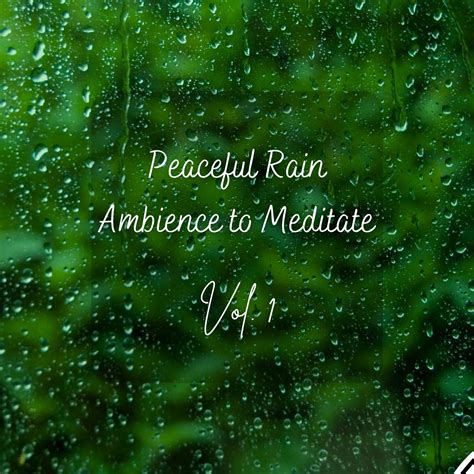 Peaceful Rain Ambience to Meditate Vol. 1 - 3 Hours - Work Music ...