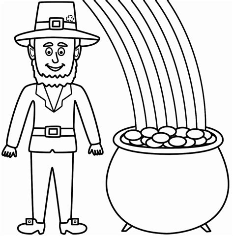 Pot Of Gold Coloring Page at GetColorings.com | Free printable ...