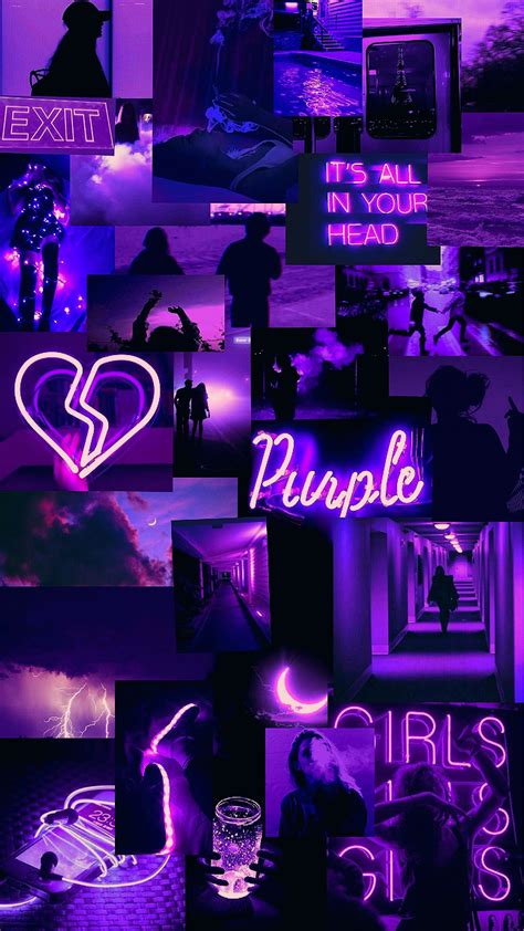 Aesthetic Neon Purple Wallpapers - Wallpaper Cave