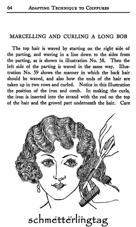 1926 Hairstyles Book Roaring 20s Flapper Marcel Wave Hair Styles DIY Beautician Reenactment ...