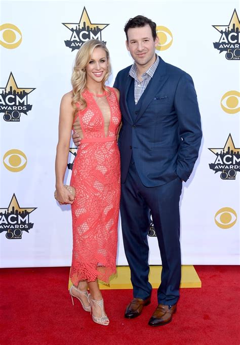 Tony Romo and Candice Crawford | Celebrities at the ACM Awards 2015 ...