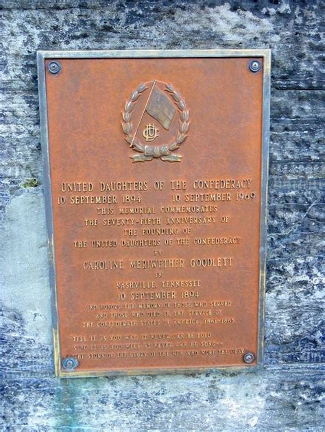 United Daughters of the Confederacy - 75th Anniversary Plaque | Flickr - Photo Sharing!