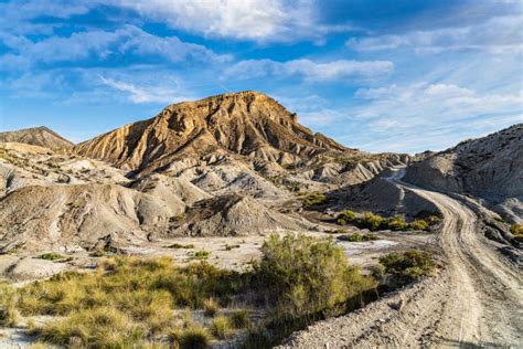 Tabernas Desert, Desierto De Tabernas Near Almeria, Andalusia Region ...