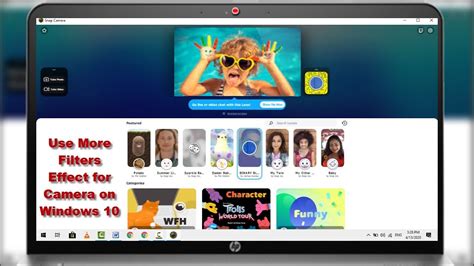 How to Apply New Amazing Filters to Camera/Webcam on Windows 10 - YouTube