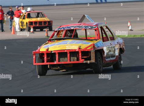 Banger Racing Stock Car Cars High Resolution Stock Photography and Images - Alamy