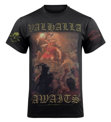 koszulka VICTORY OR VALHALLA - THOR'S FIGHT-XL - Inny producent | Moda ...