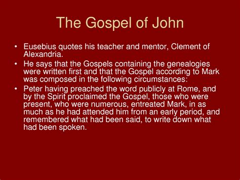 John Gospel Quotes. QuotesGram