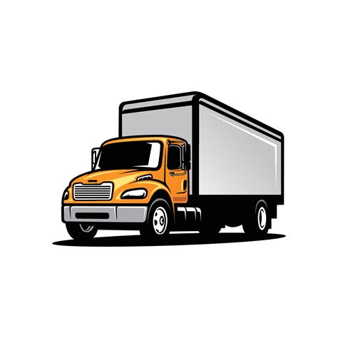 freight truck - cargo truck - delivery truck isoated vector 3418754 ...