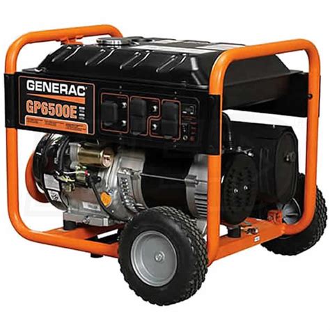 Generac EGD-5941KIT GP6500E - 6500 Watt Electric Start Portable ...