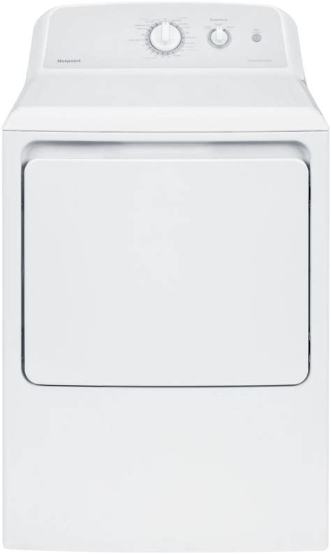 Hotpoint® 6.2 Cu. Ft. White Front Load Electric Dryer | Appliance Discounters | South County, St ...