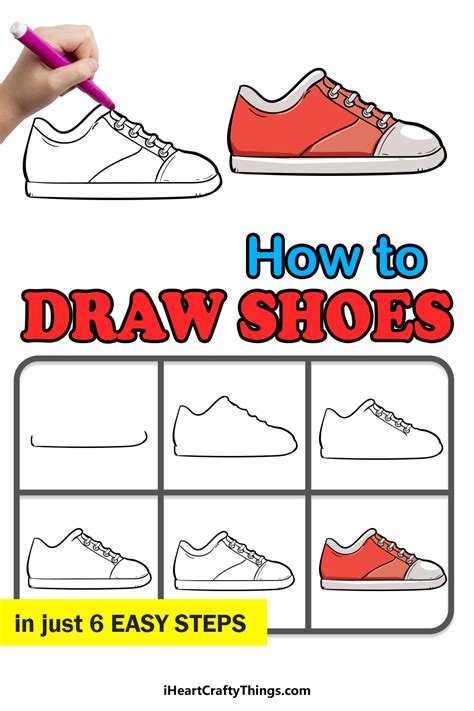 Easy to Draw Shoe Easy to Draw Tennis Shoe - Milton Cartand