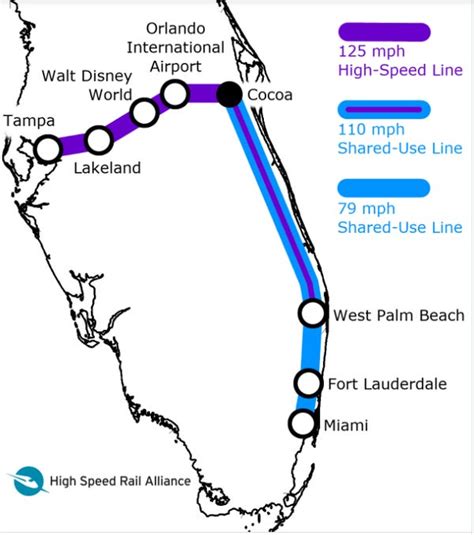 Brightline train launches service from Miami to Orlando Florida