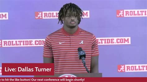 Dallas Turner Interview ahead of Texas A&M | Alabama Football | Dallas ...