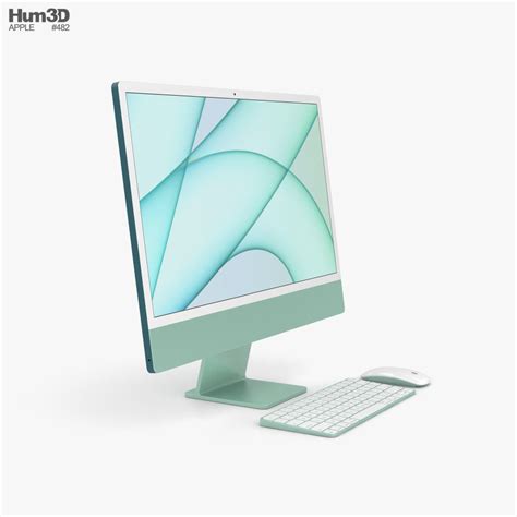 Apple iMac 24-inch 2021 Green 3D model - Electronics on Hum3D