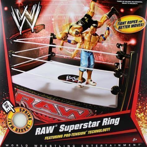 WWE RAW SUPERSTAR WRESTLING RING MATTEL TOY ACTION PLAYSET