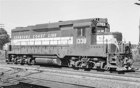 Seaboard Coast Line EMD GP30 1338 at Greenwood, South Carolina, May, 1969. Photographer: unknown ...