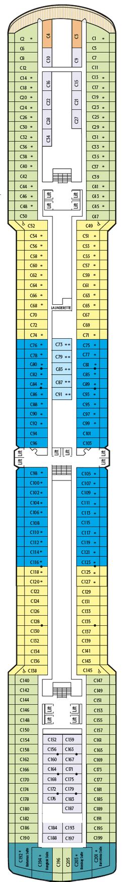 Arcadia Deck Plans: Ship Layout, Staterooms & Map - Cruise Critic