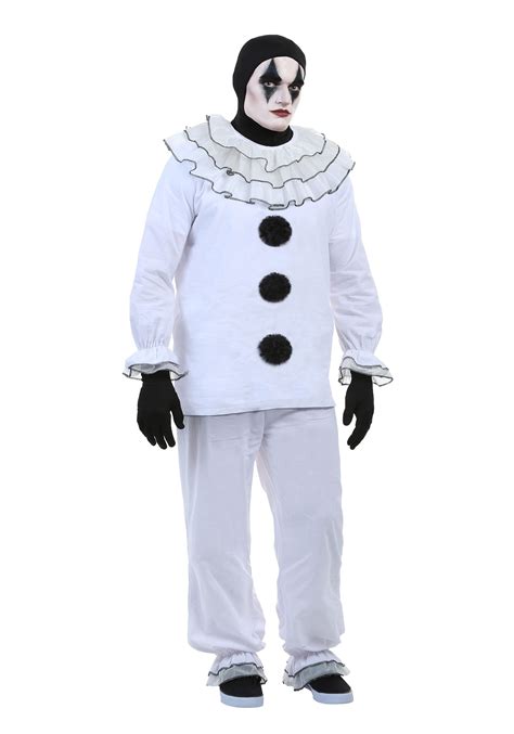 Men's Vintage Pierrot Clown Costume