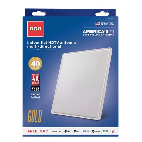 RCA Indoor Flat Multi-Directional HDTV Antenna - Shop Antennas at H-E-B