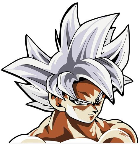 Dragon Ball Z Goku Mastered Ultra Instinct vinyl sticker printed vinyl decal - AG Design