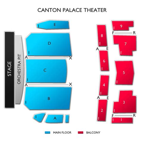 Canton Palace Theater Seating Chart | Vivid Seats