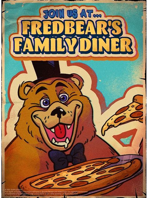 "Fredbear's Family Diner Poster" Poster for Sale by popcultmania ...