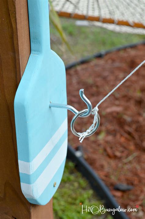 Freestanding DIY Hook and Ring Game Tutorial - H20Bungalow