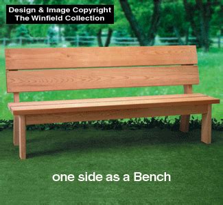 Benchnic Table Wood Project Plan, All Yard & Garden Projects: The Winfield Collection