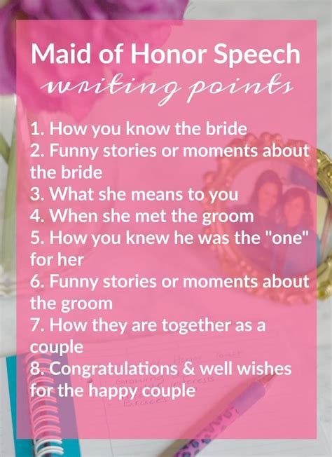 Tips for Writing & Presenting a MOH Speech - The Blue Eyed Dove | Maid of honor, Maid of honor ...