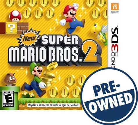 Best Buy: New Super Mario Bros. 2 — PREOWNED Nintendo 3DS undefined