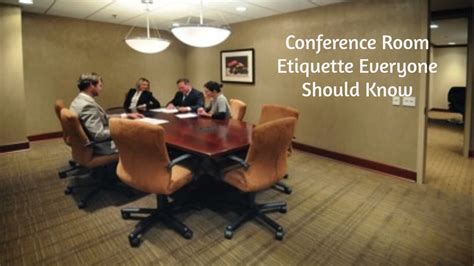 Conference Room Etiquette Everyone Should Know - SuccessYeti