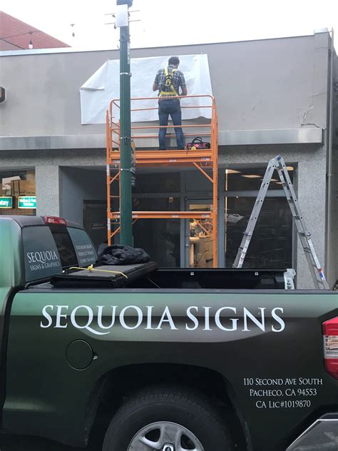 Sign Installation Services | Sequoia Signs & Graphics