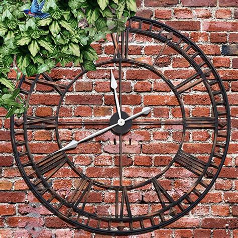 Amazon.co.uk: large outdoor clocks