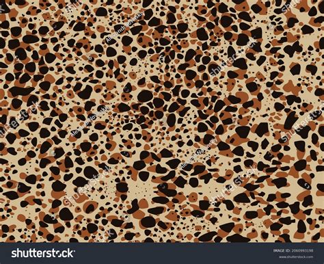 Cheetah Spots Pattern Design Vector Illustration Stock Vector (Royalty Free) 2060993198 ...