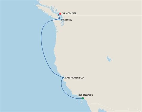 Pacific Coastal Cruise 2024 Itinerary - Issi Carilyn