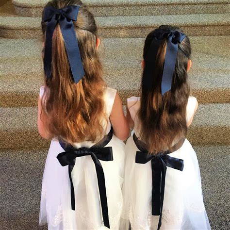 Hair Bows Hair Bow Tie Ponytail Bow Long Tail Hair Bows - Etsy