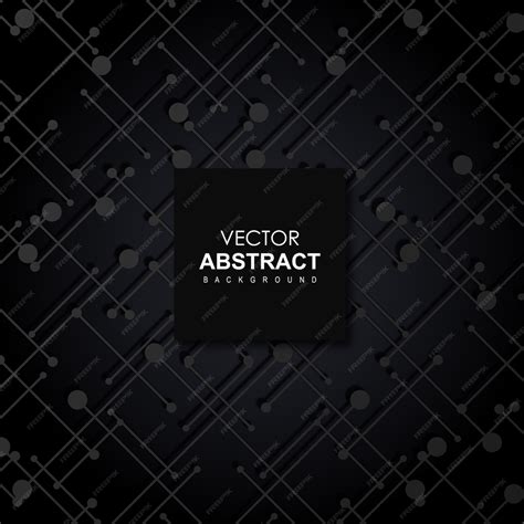 Free Vector | Black vector abstract background