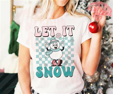 Let It Snow Png Christmas Png Santa Png Snowman Png - Etsy