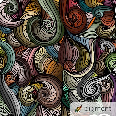 Just colored this in Pigment! | Abstract artwork, Artwork, Abstract