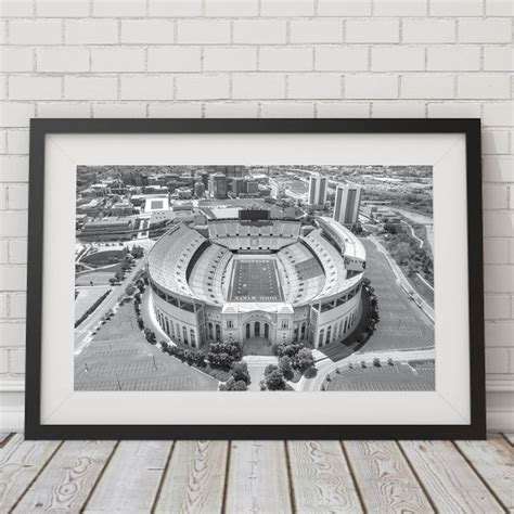 Ohio State Buckeyes Football Stadium Photo Print Ohio Stadium Aerial ...