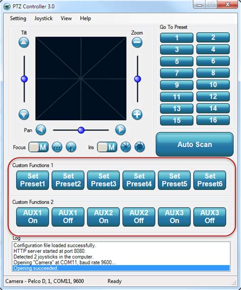 Set Custom Button to Control PTZ Camera with PTZ Controller - Serial ...