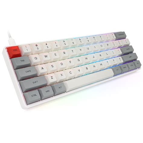 Skyloong SK61 RGB Mechanical Keyboard | Hotswappable | White - Vibe Gaming