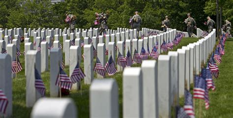 Arlington Cemetery Memorial Day 2024 - Vally Isahella