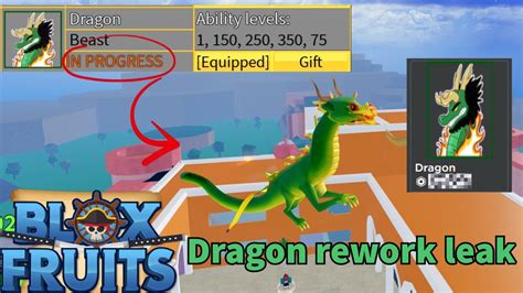 Dragon Rework Massive leak (WORTH?) | Blox Fruits | - YouTube