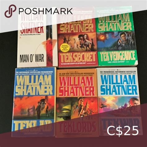 William Shatner books set of 6