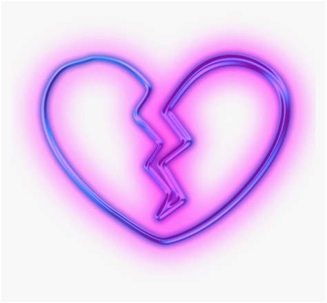 #neon #lights #brokenheart #heart #purple #pink #freetoedit - Neon ...