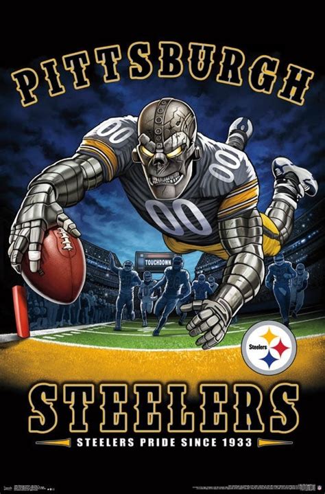 Pittsburgh Steelers "Steelers Pride Since 1933" NFL Theme Art Poster - – Sports Poster Warehouse