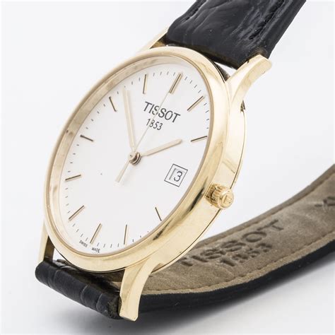 TISSOT, 1853, 18K gold, wristwatch, 34 mm. - Bukowskis