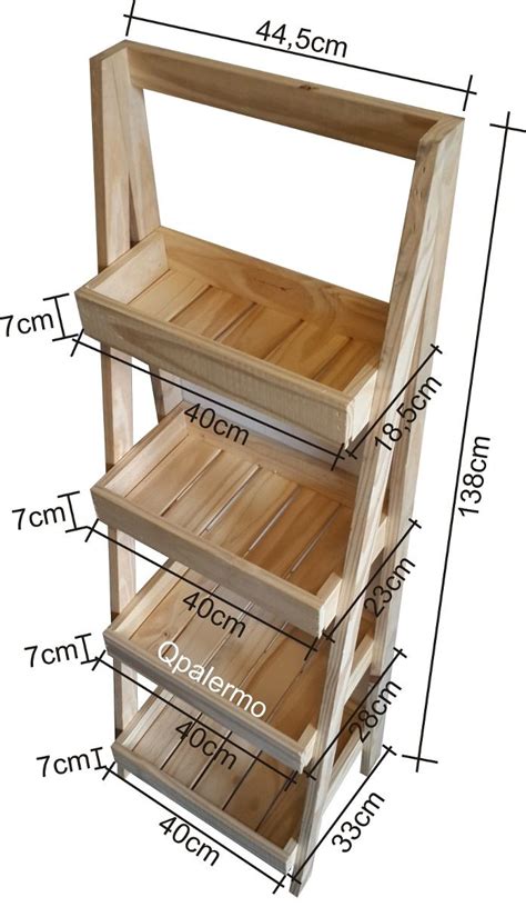 Resultado de imagen para como hacer un organizador en madera | Fruteros de madera, Proyectos de ...